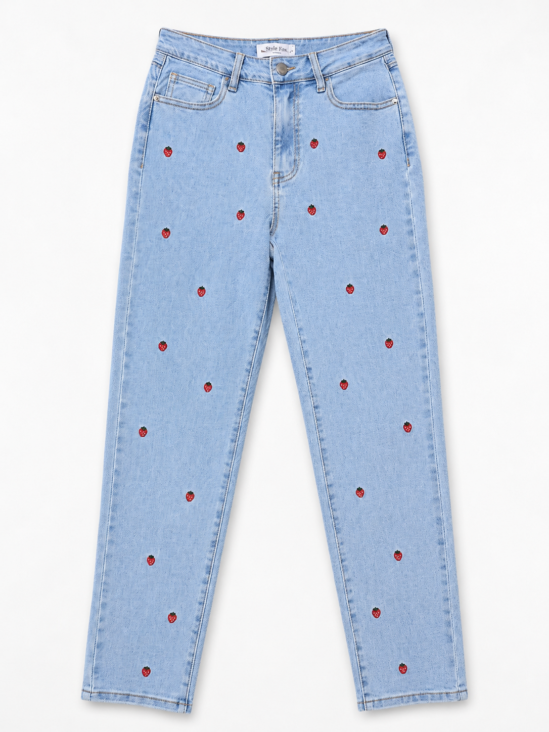 Strawberry Bliss Mom Jeans 🍓