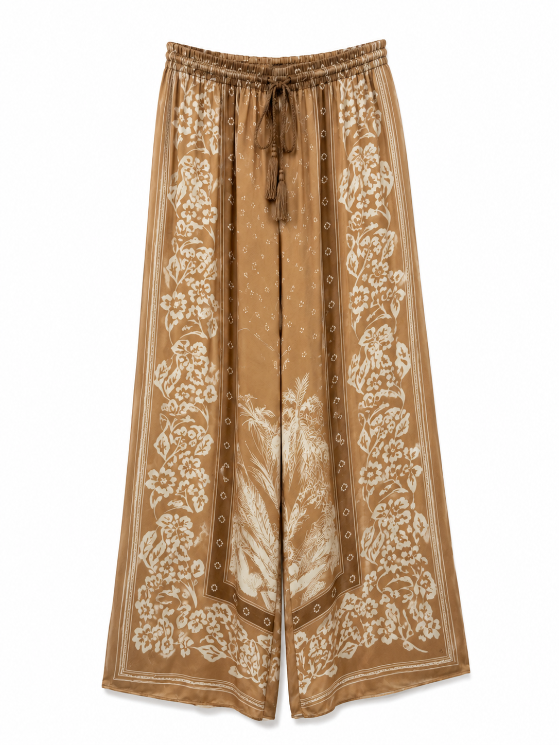 Satinhose mit Print