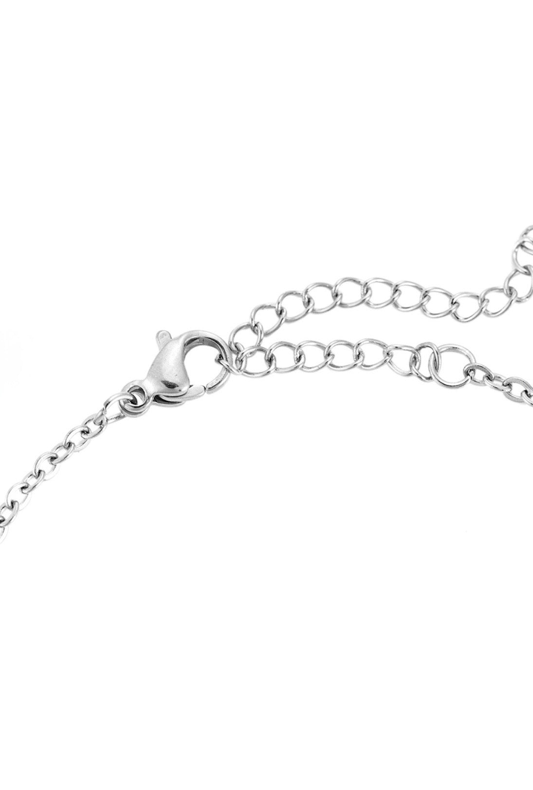 Edelstahl Armband mit Plättchen-Anhängern