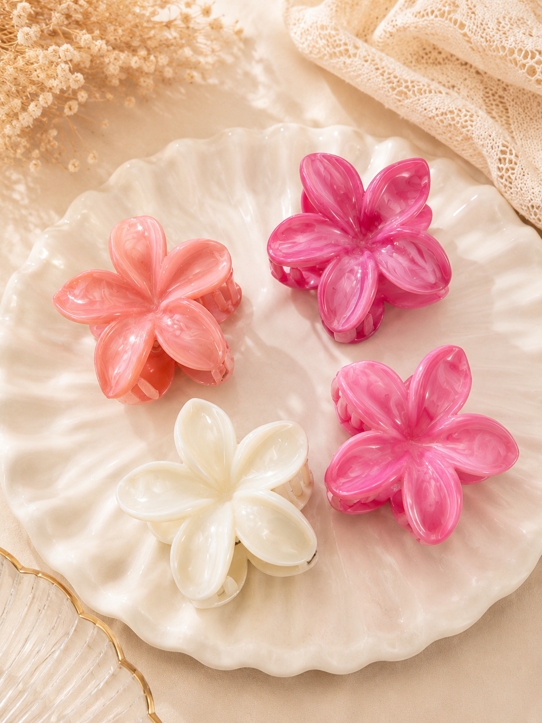 Bloom Hair Clip – Blüten-Haarklammer