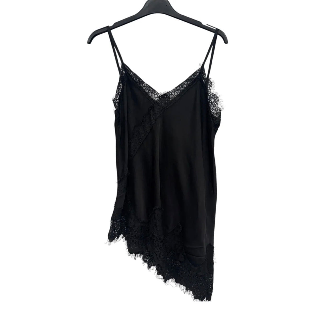 Spitzentop „Silky Lace“ – Trägertop aus Viskose-Seiden-Mix mit feiner Spitze