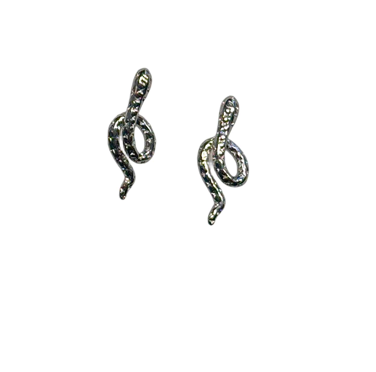 Looping Snake Ohrstecker | 18K vergoldet