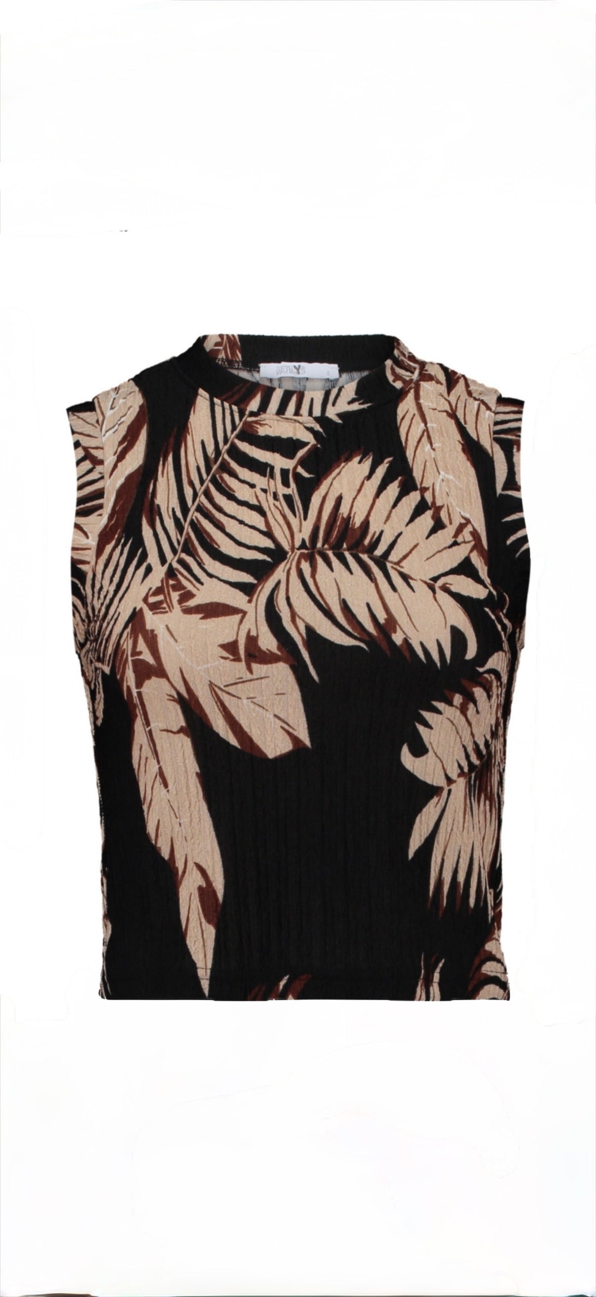 Structured Print Top – Tropical & Flower Edition