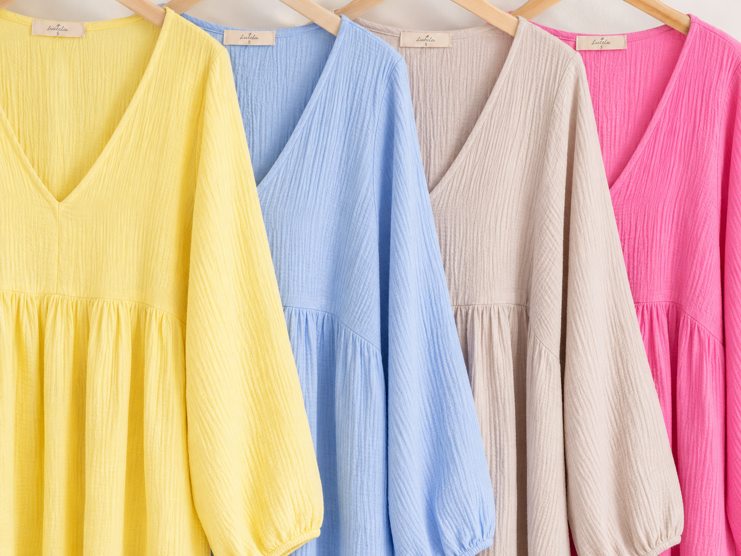 Kleid aus Baumwollgaze