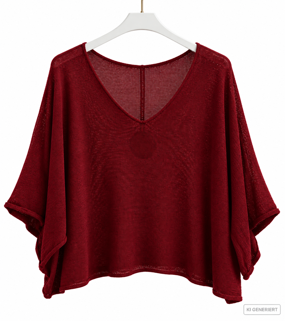 Lässiger kurzer Oversize Strickpullover
