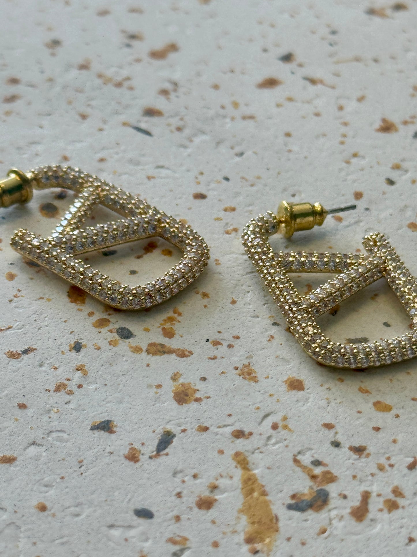 Angesagt Ohrringe mit Glitzer