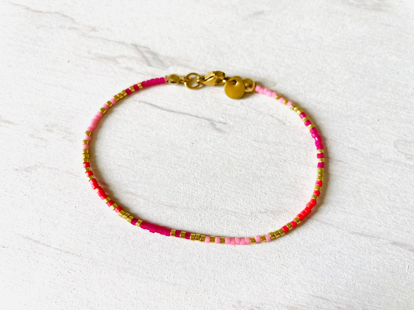 Edelstahlarmbänder Damen, Perlenarmbänder N013