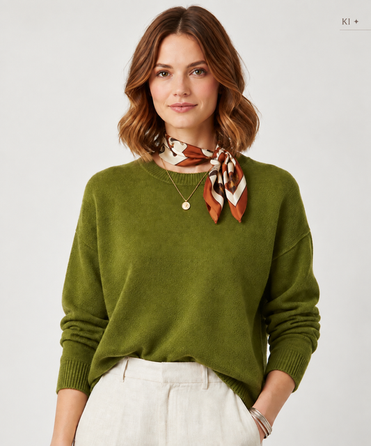 Soft Knit Pullover mit Alpakawolle – 3 Farben