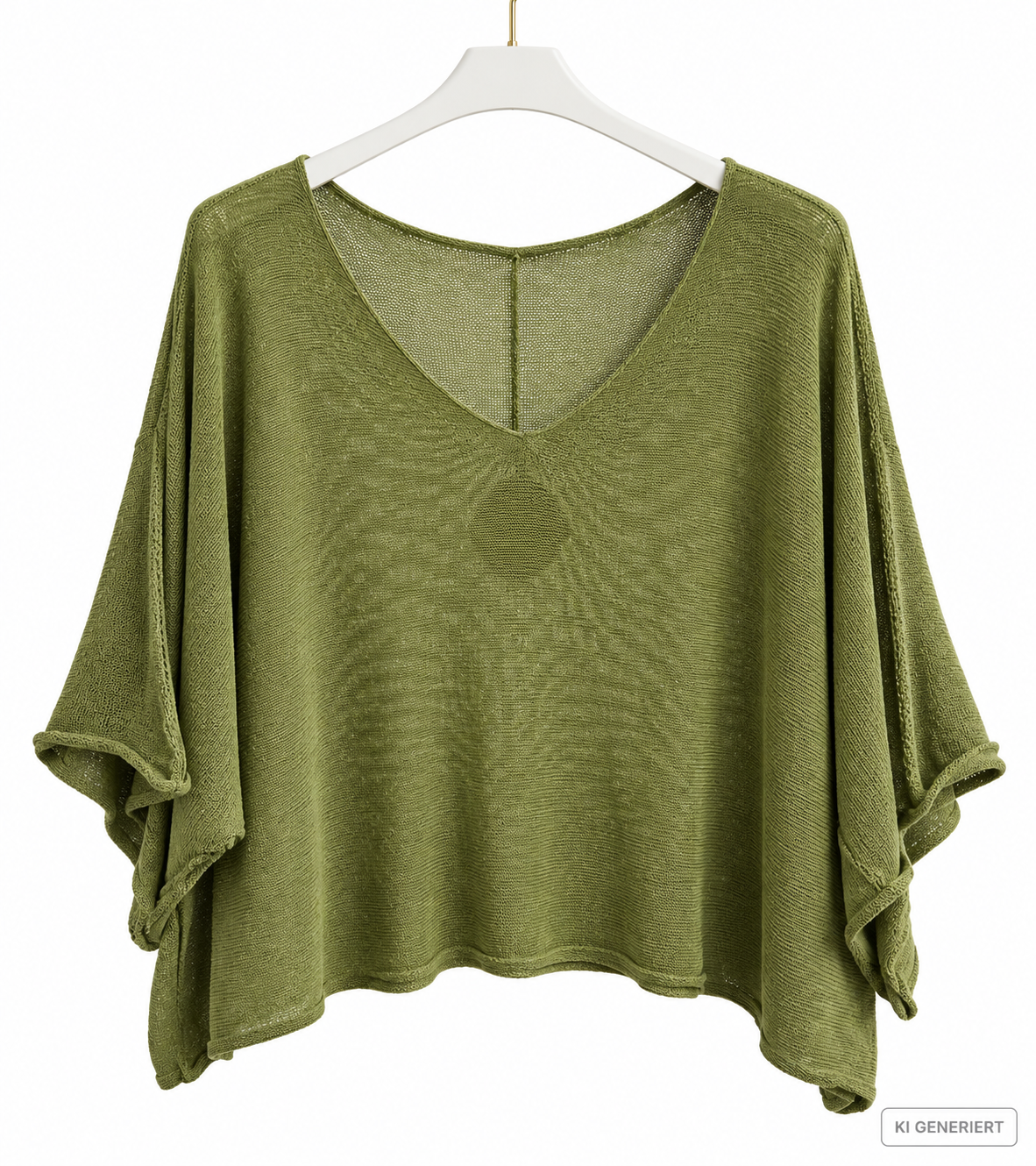 Lässiger kurzer Oversize Strickpullover