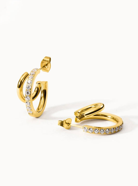 Purelei Double Glitter Ohrringe