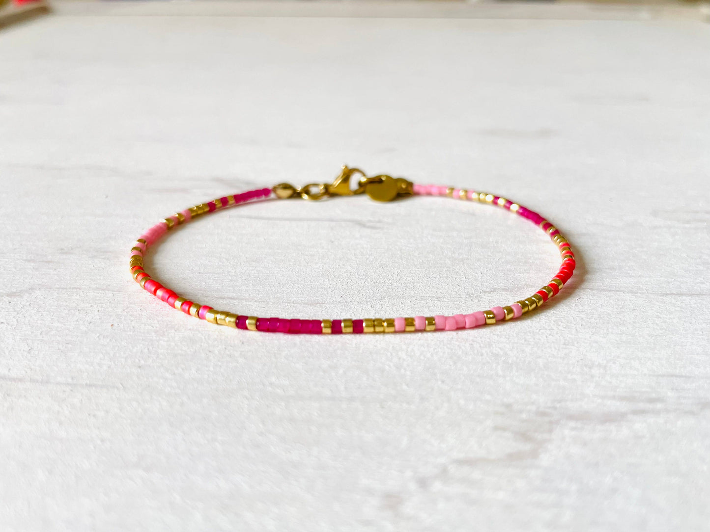 Edelstahlarmbänder Damen, Perlenarmbänder N013