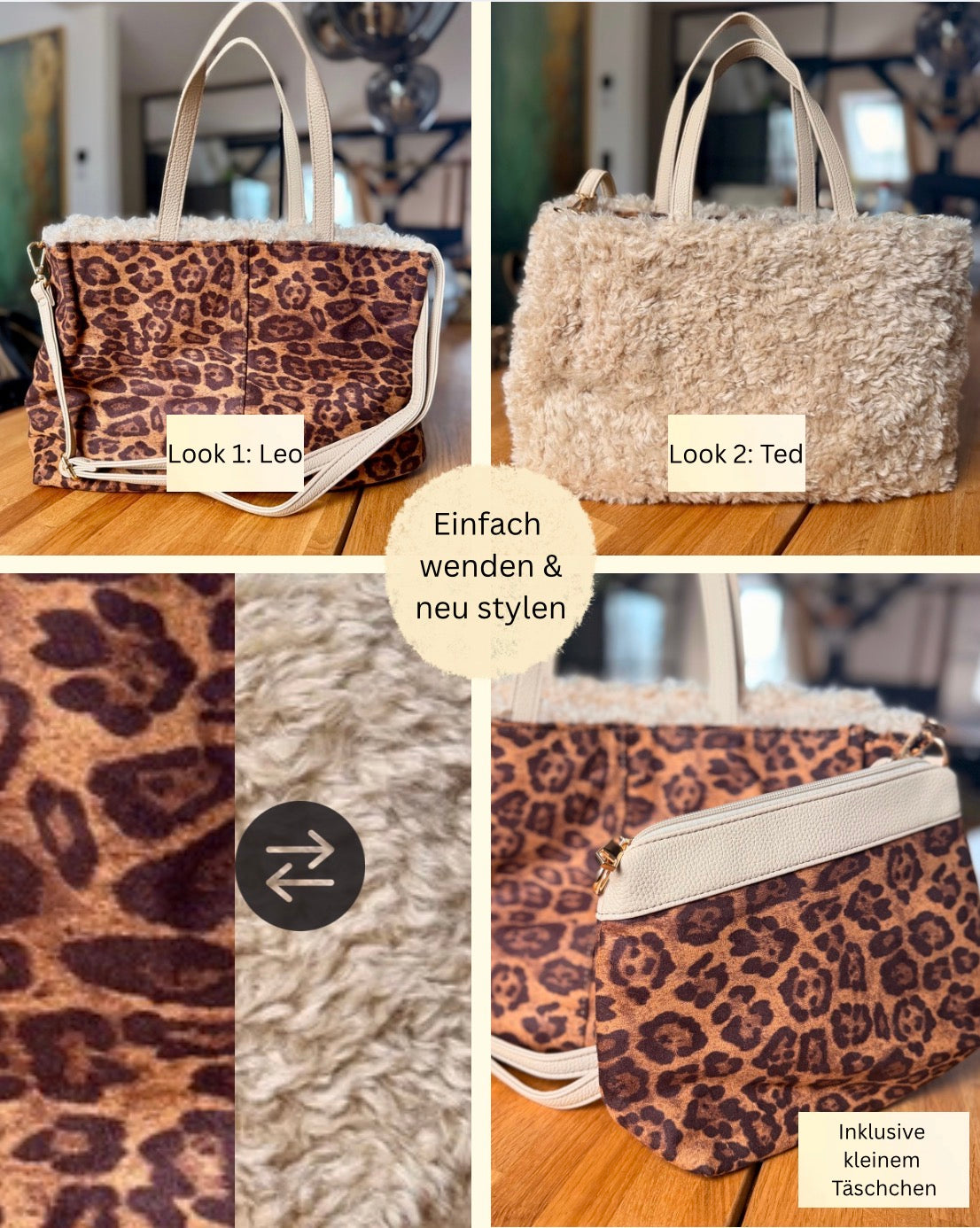 Wendetasche Leo vs. Flausch