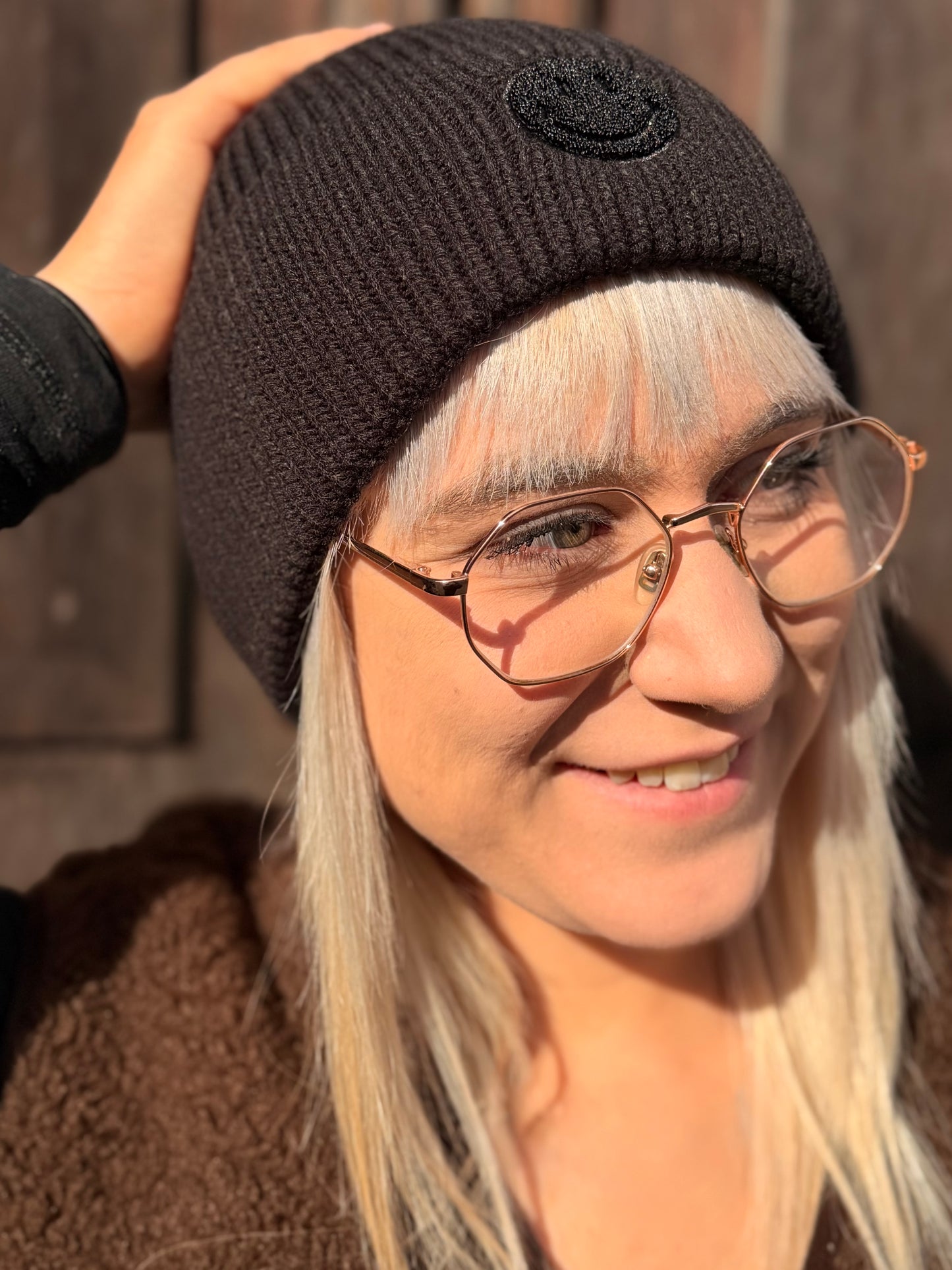 Smiley Knit Beanie