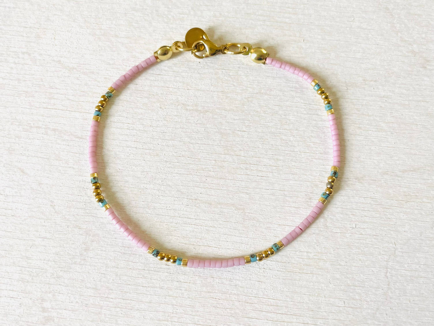 Edelstahlarmbänder Damen, Perlenarmbänder N027