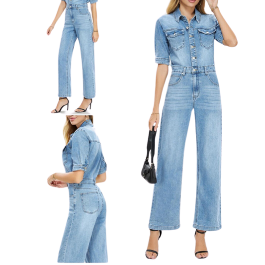 Denim Jumpsuit - Zeitloser All-in-One-Style