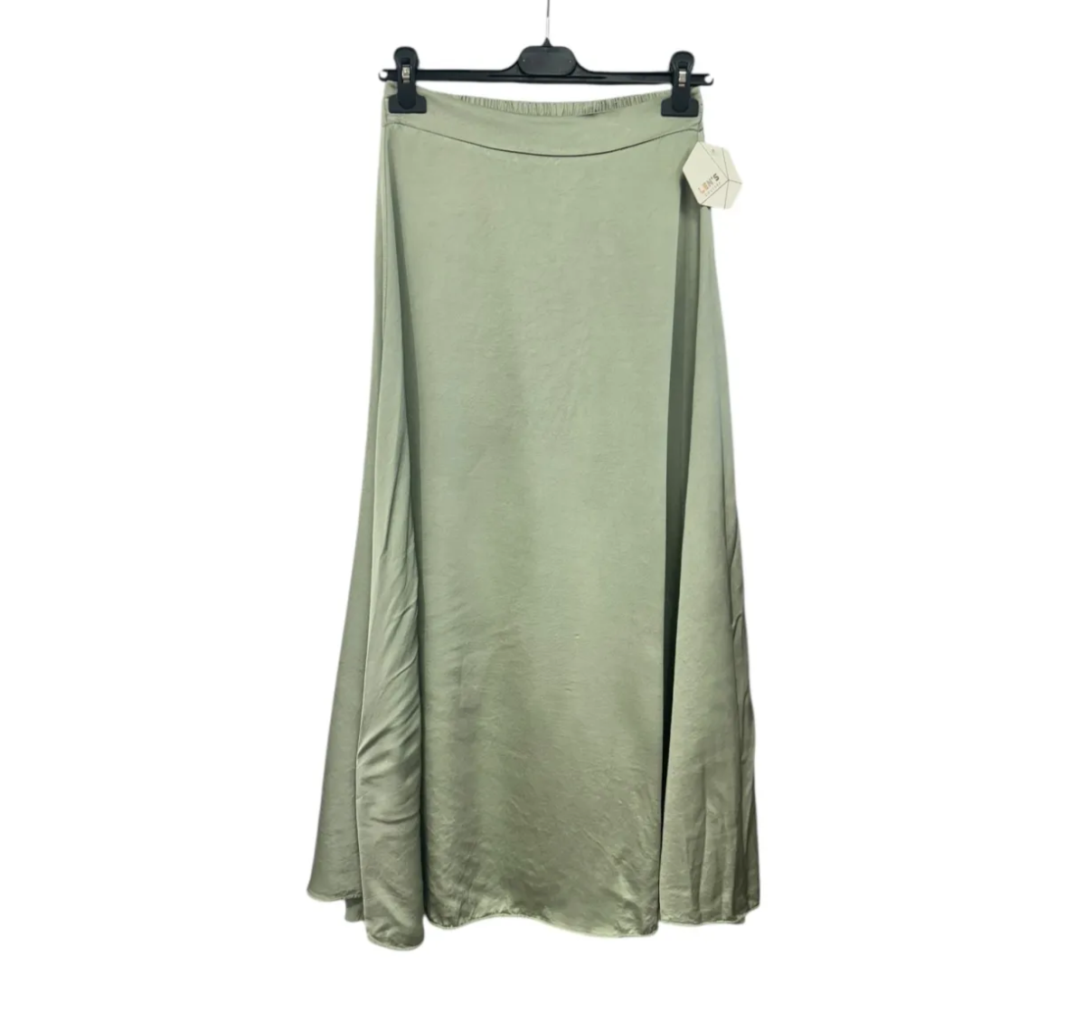 Fließender Satinrock in Pastellfarben | Eleganter Maxirock für Sommer & Frühling