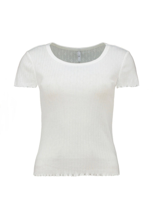 Leichtes Shirt - weiß