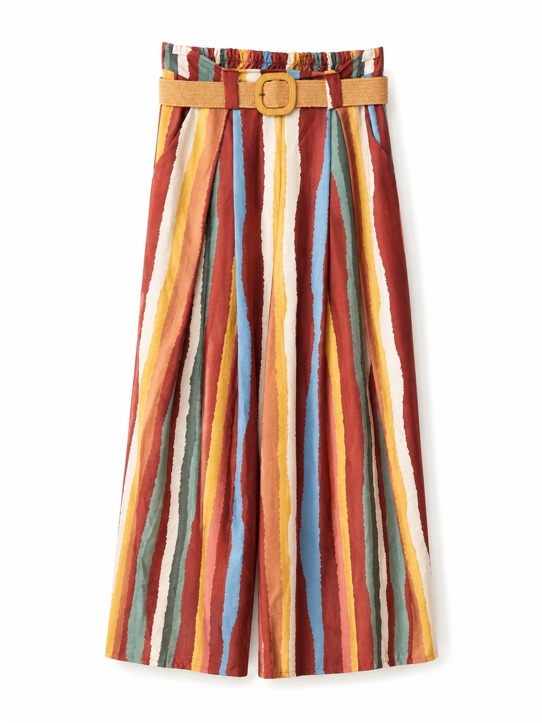 Palazzo Hose mit Streifen – Luftig, elegant & bequem