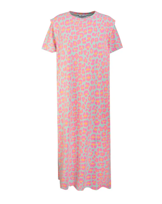 Shirtkleid mit Leomuster