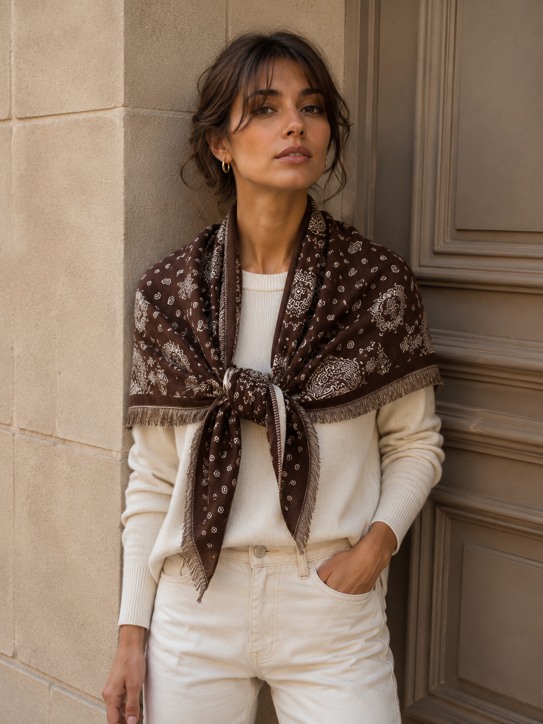 D2026-200 Dickes Dreieck 2-in-1 - Paisley