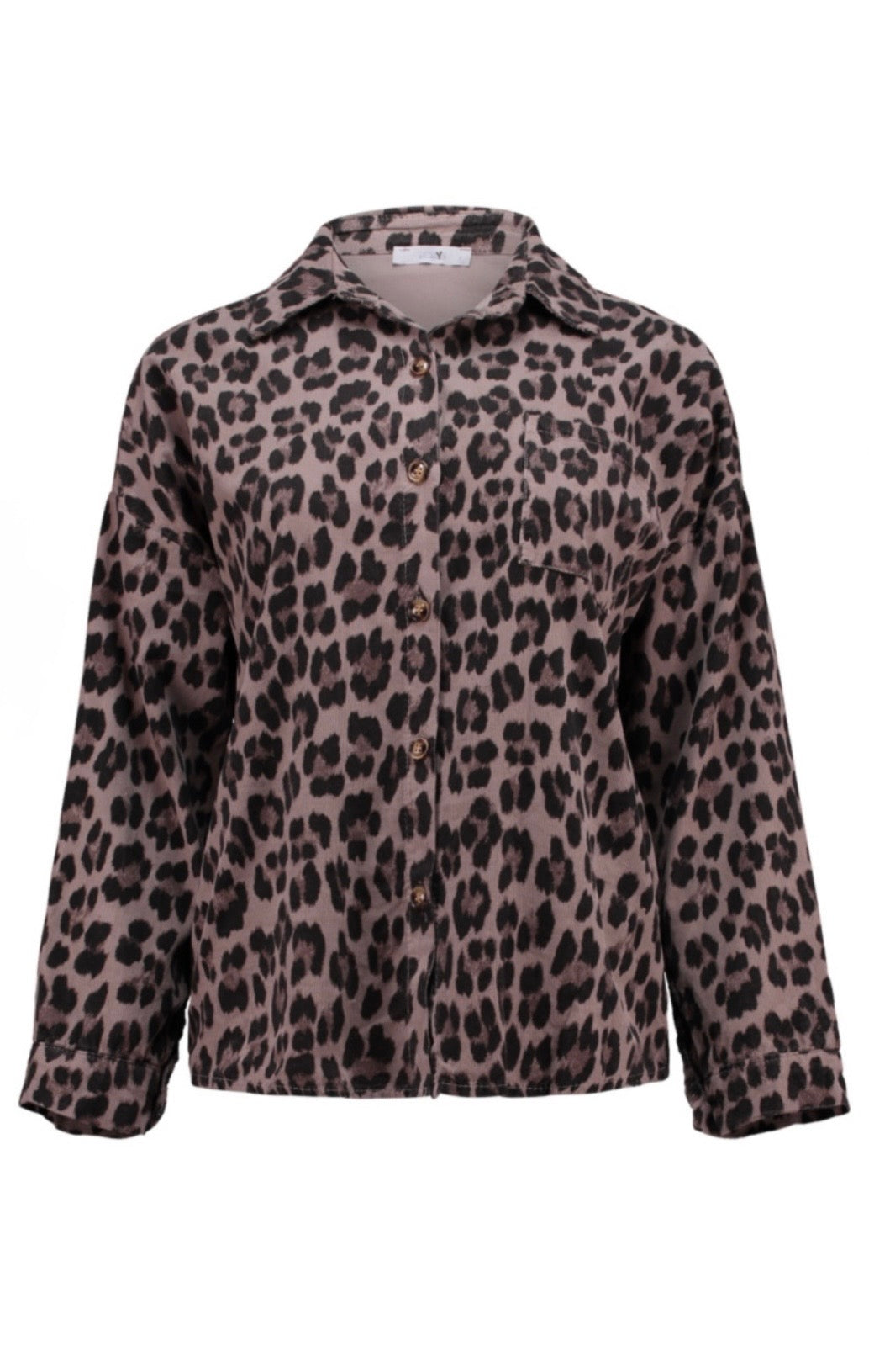 Leopard Bluse aus 100% Baumwolle – Trendy Button-Down Shirt von Hailys