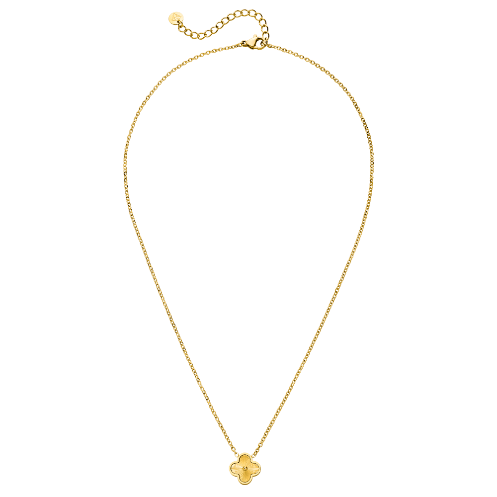 Shine Clover Kette | 18K vergoldet