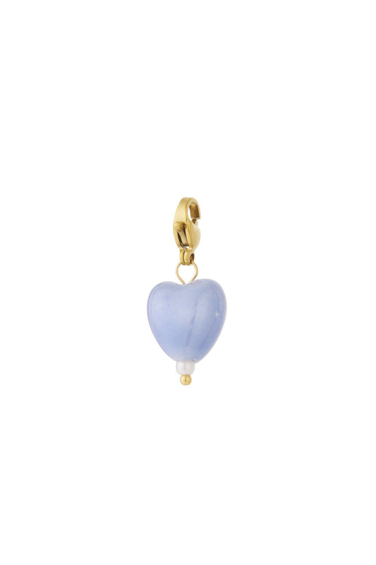 Pastel Herz Schmuck - hellblau