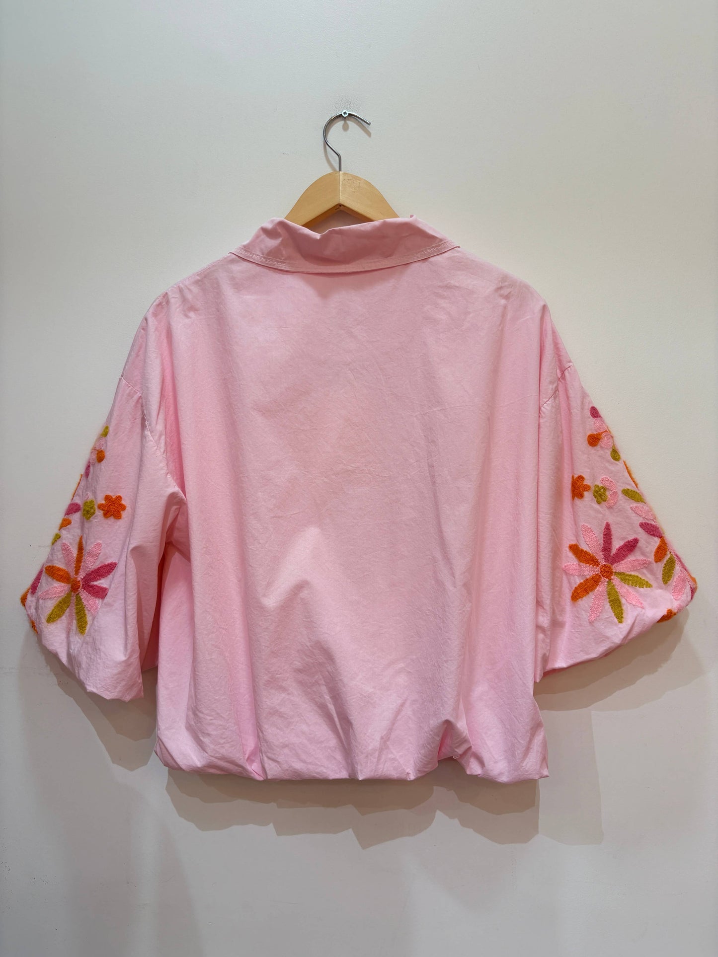 Overshirtjacke mit bestickten Ärmeln PV2648
