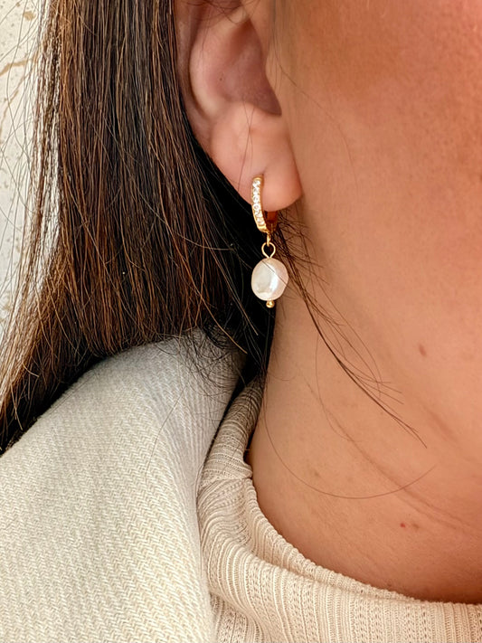 Shine Pearl Ohrringe | 18K vergoldet