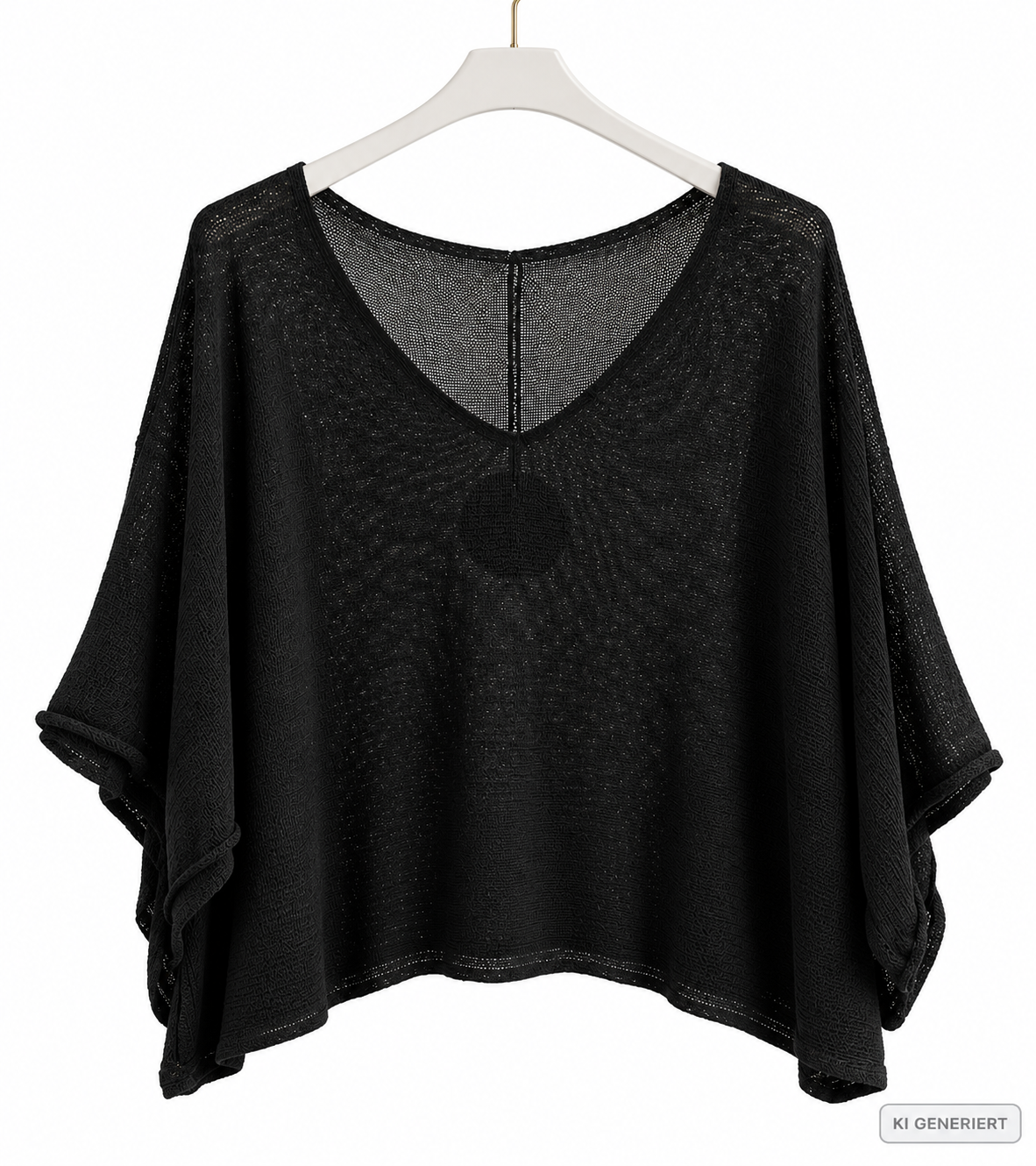 Lässiger kurzer Oversize Strickpullover