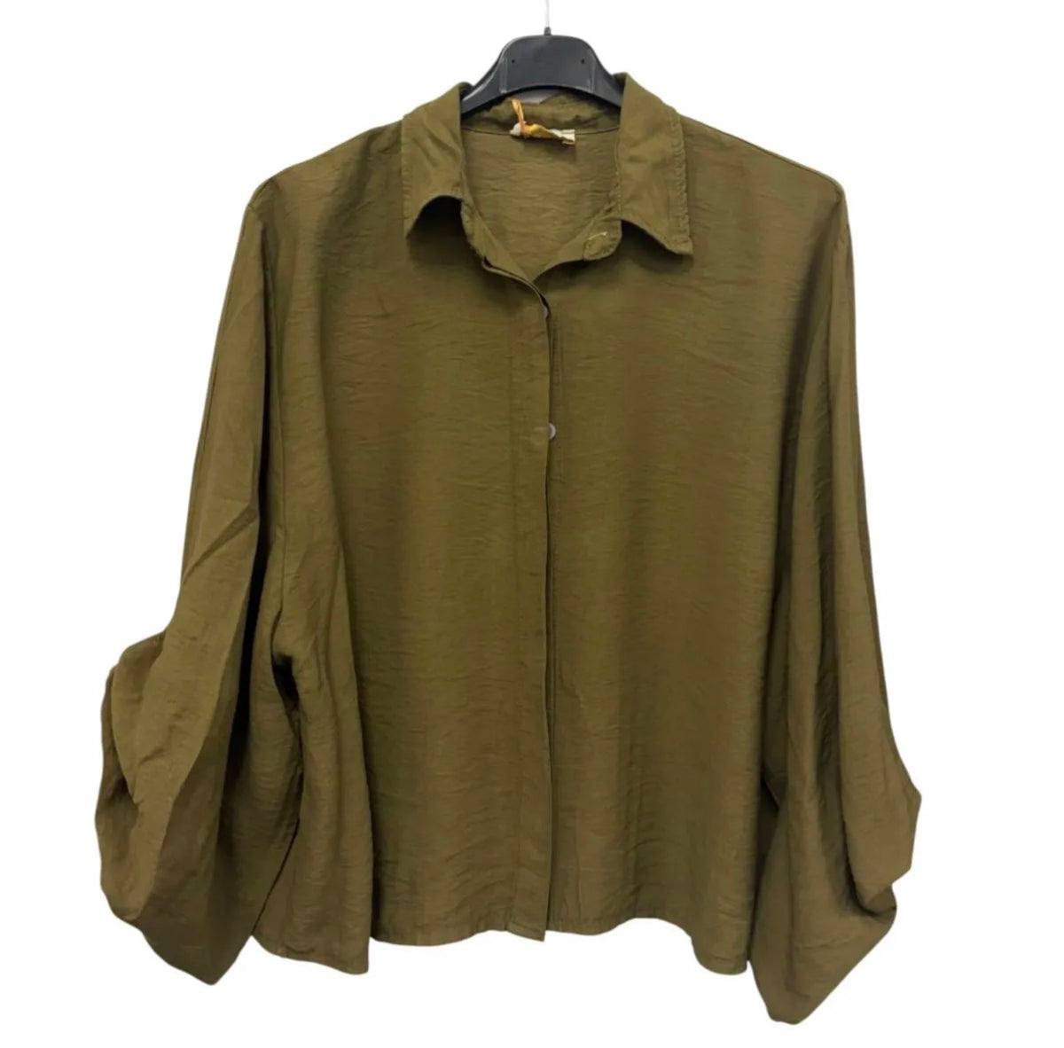 Oversize Bluse mit Fledermausärmeln - versch. Farben
