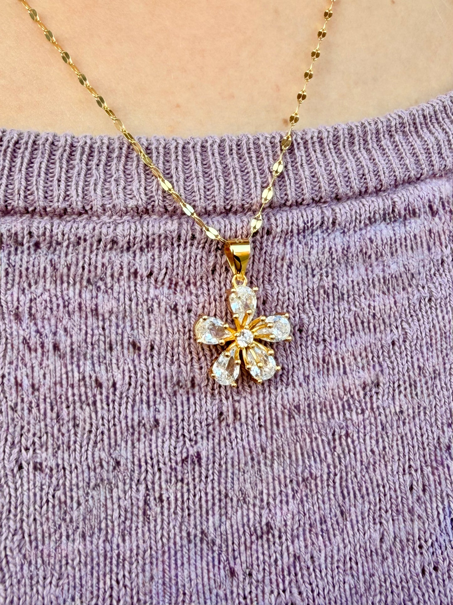 Sakura Flower Kette | 925 Echtsilber