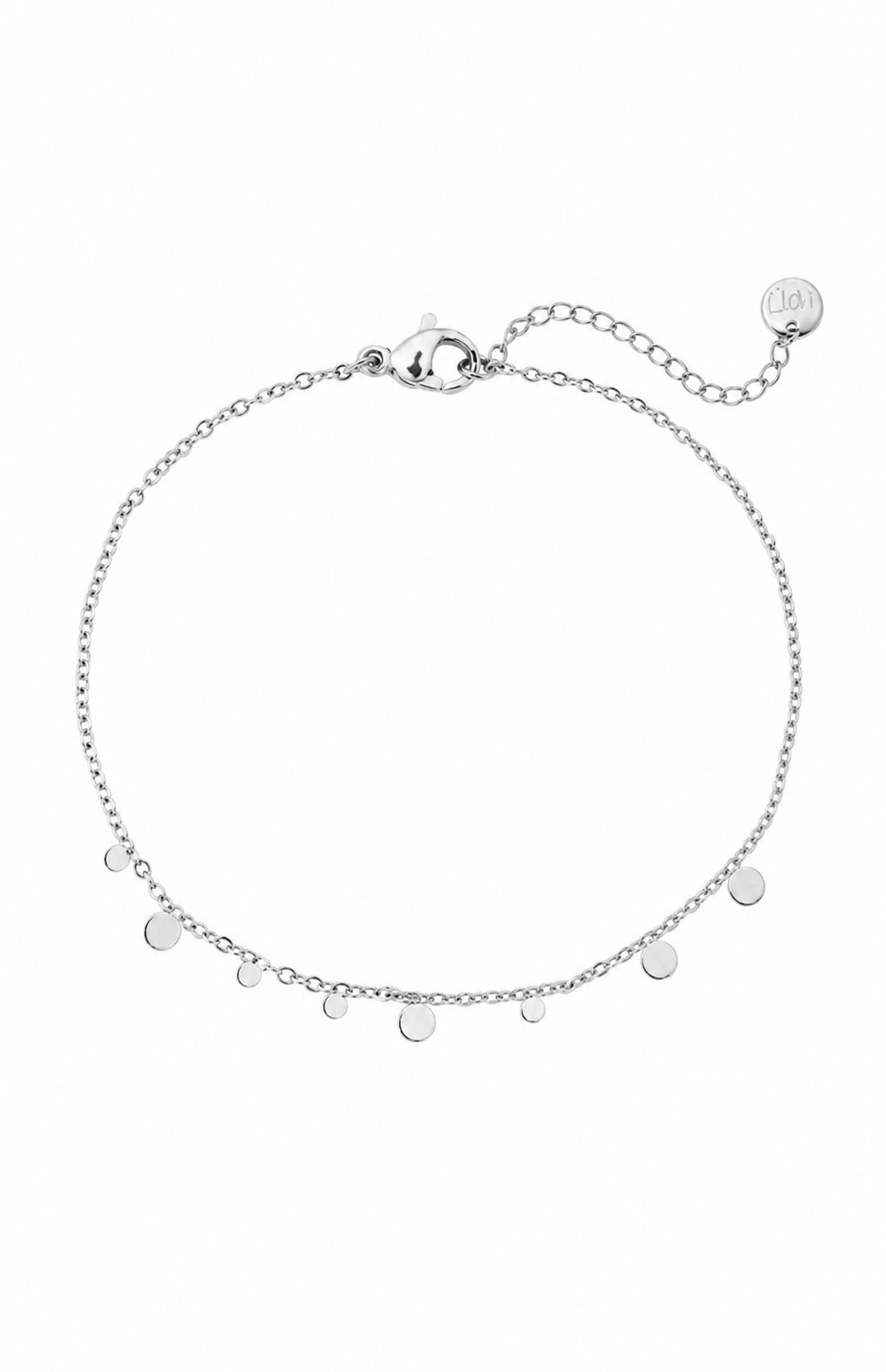 Edelstahl Armband mit Plättchen-Anhängern