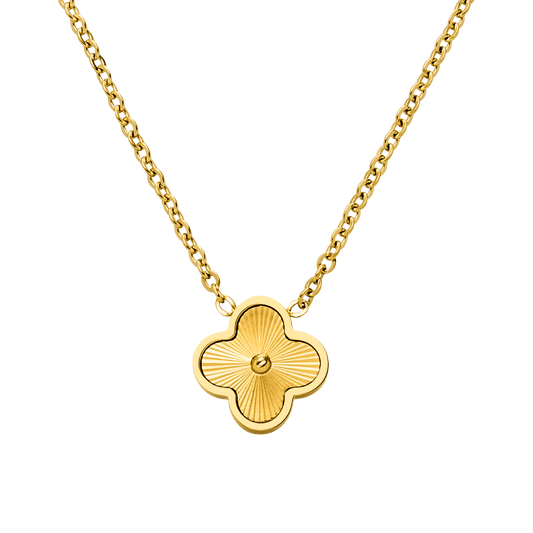 Shine Clover Kette | 18K vergoldet