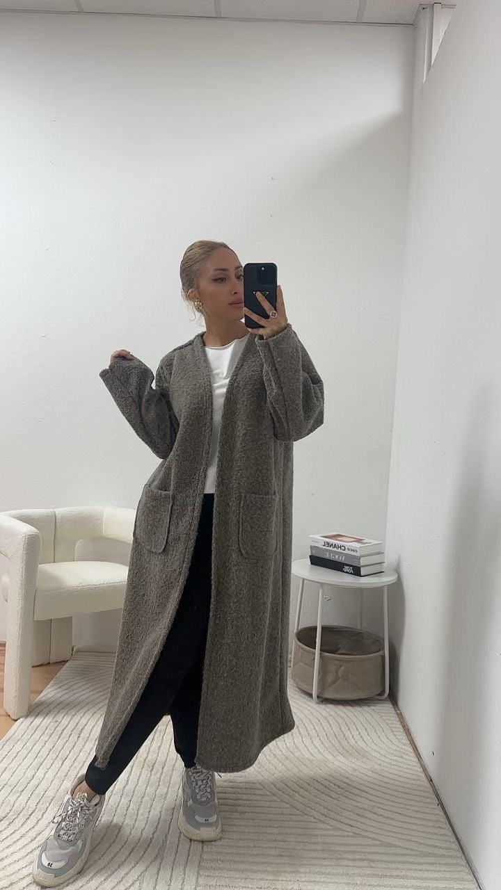 Oversized Mantel in Trendfarben | Cardigan