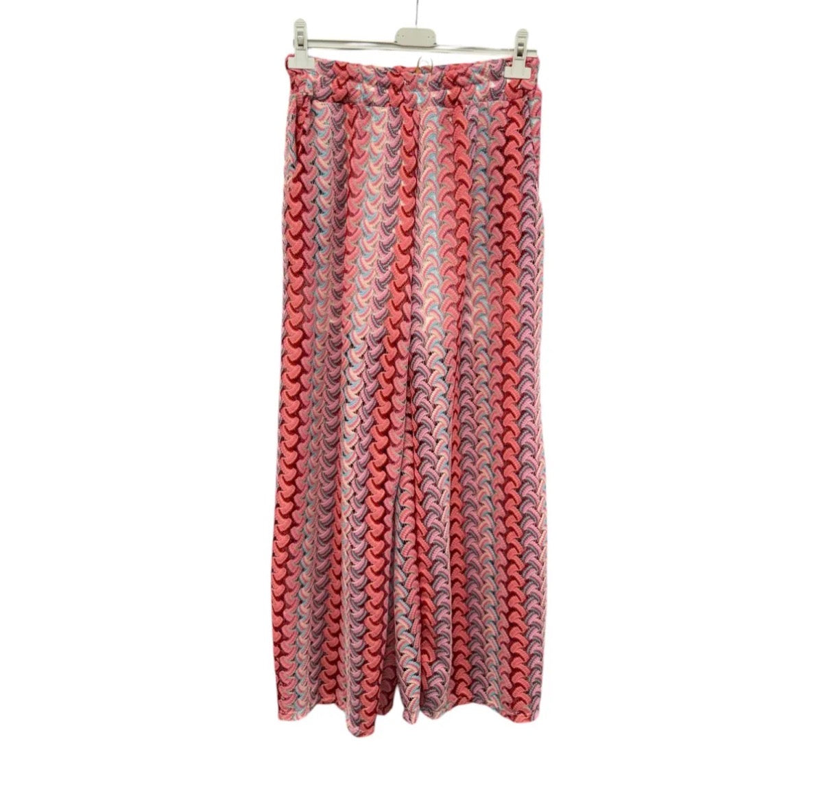 Boho Pattern Wide Leg Pants – Fließende Sommerhose mit Muster