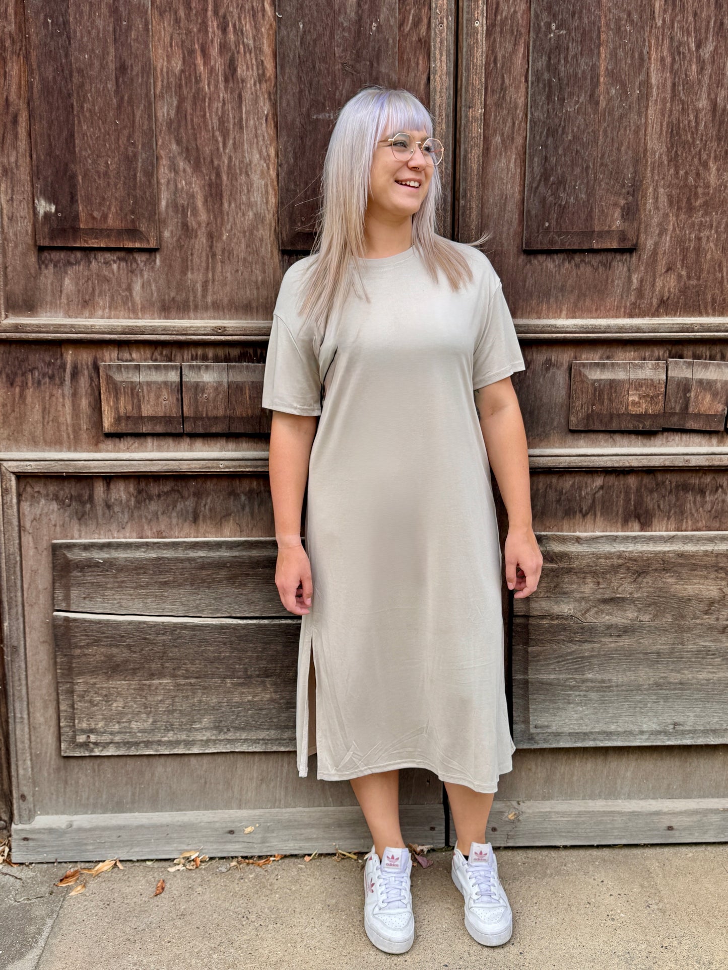 Lockeres Shirtkleid