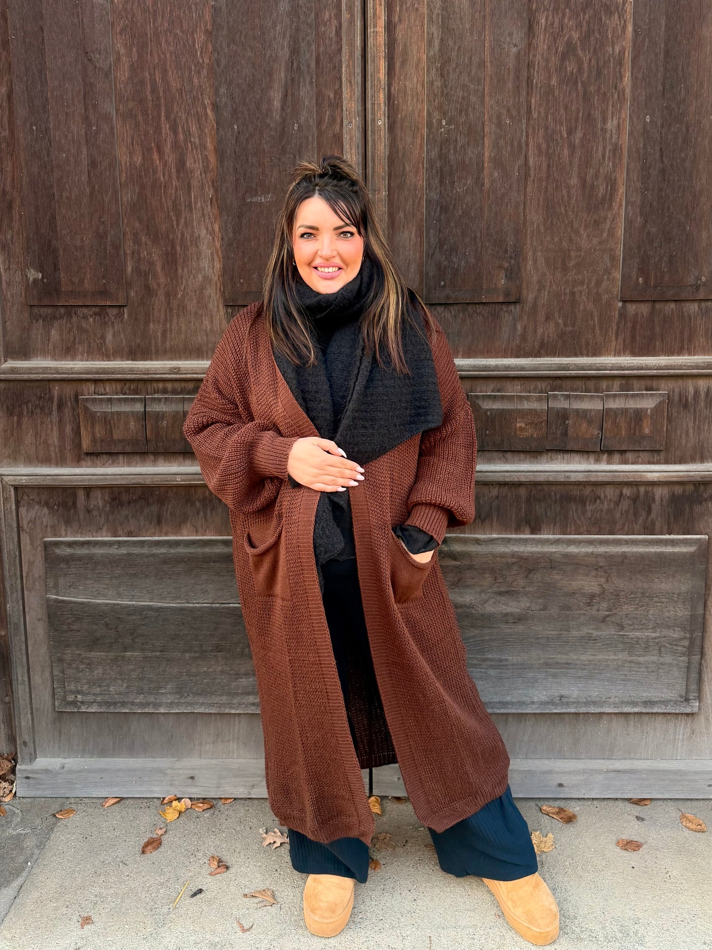 Cosy Knit Long Cardigan