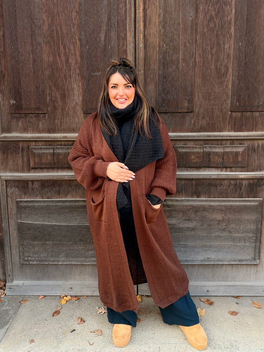 Cosy Knit Long Cardigan