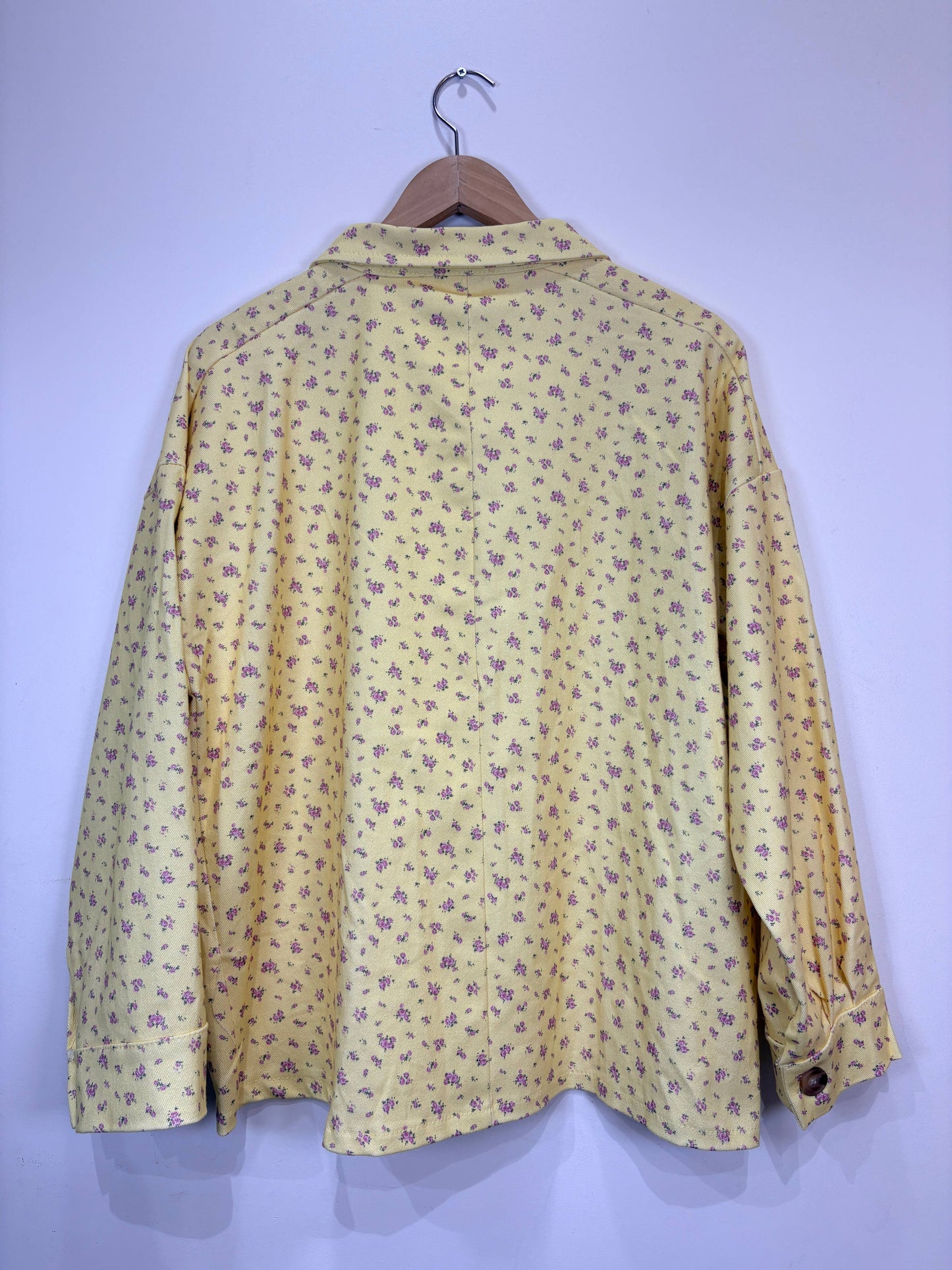 Große Größen Denimjacke mit Blumenprint PV2630GT