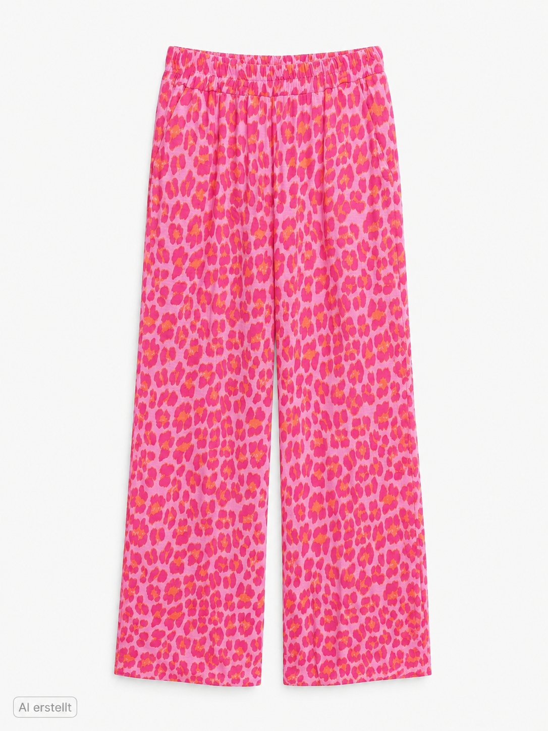 Pink Leo Wide Leg Pants