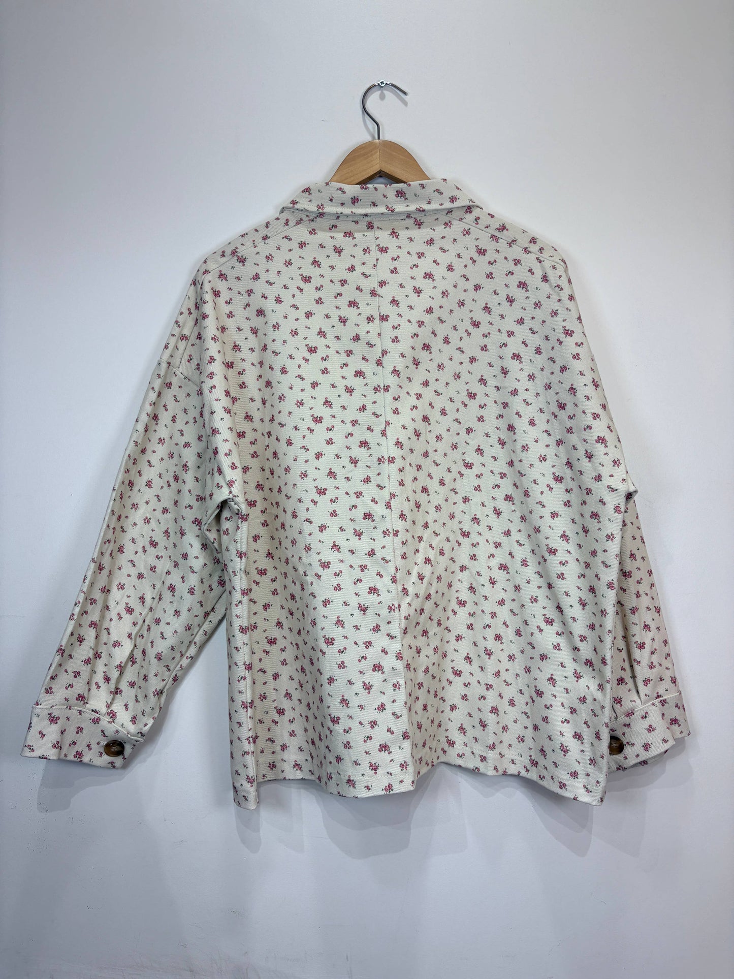 Große Größen Denimjacke mit Blumenprint PV2630GT