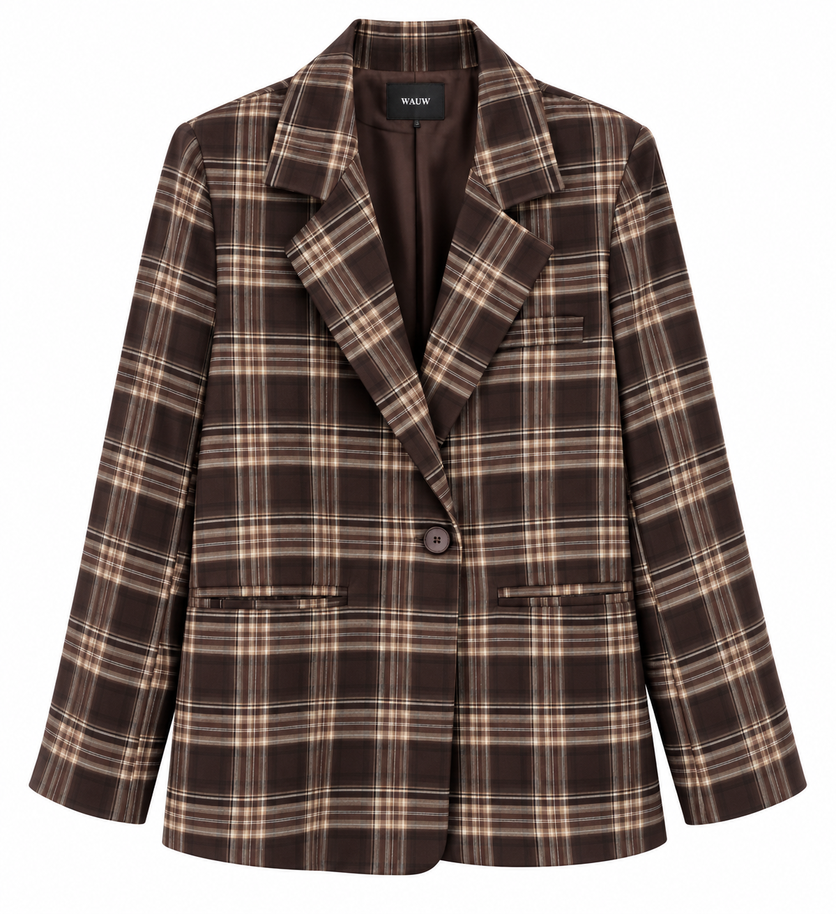 Oversize Blazer kariert | WAUW Mode