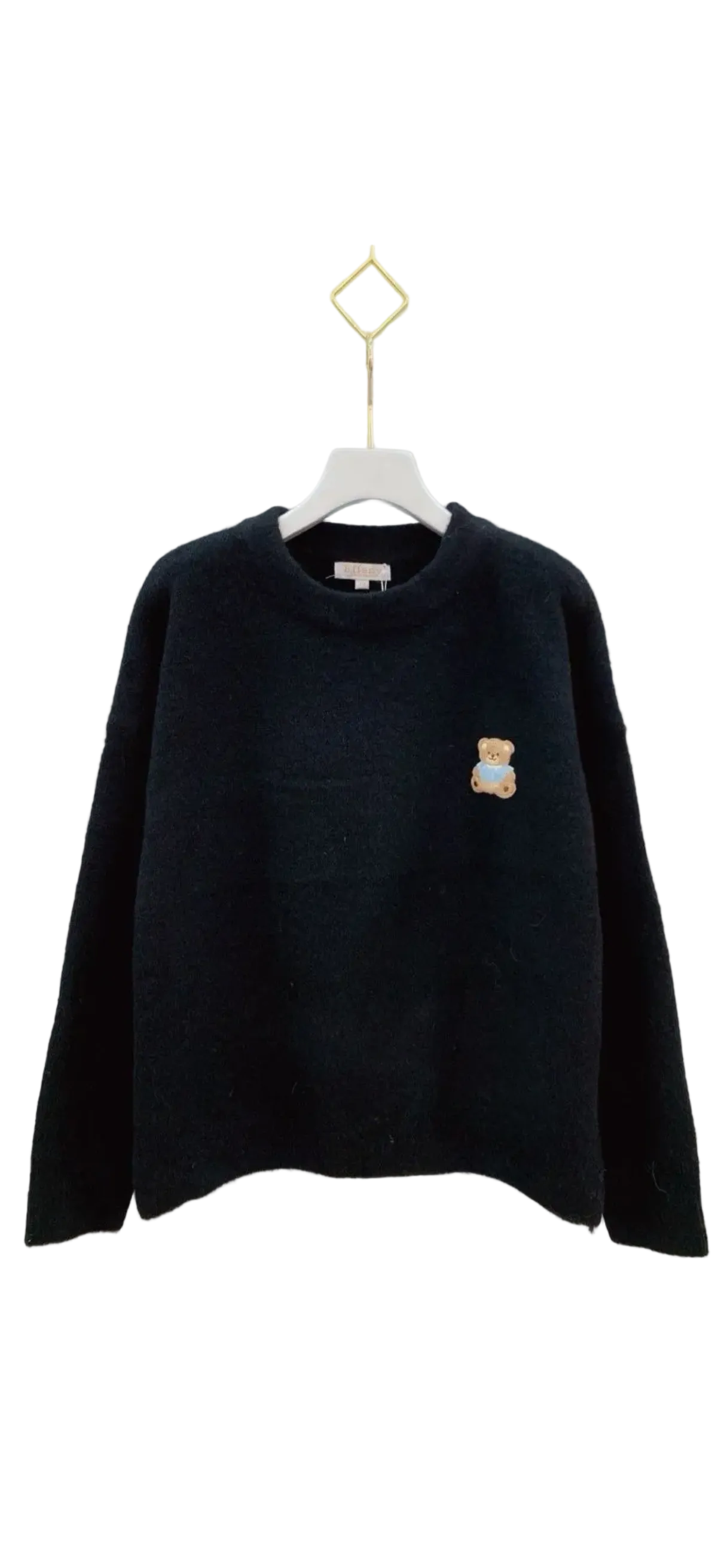 Sweater „Teddy Love“ – Schwarz