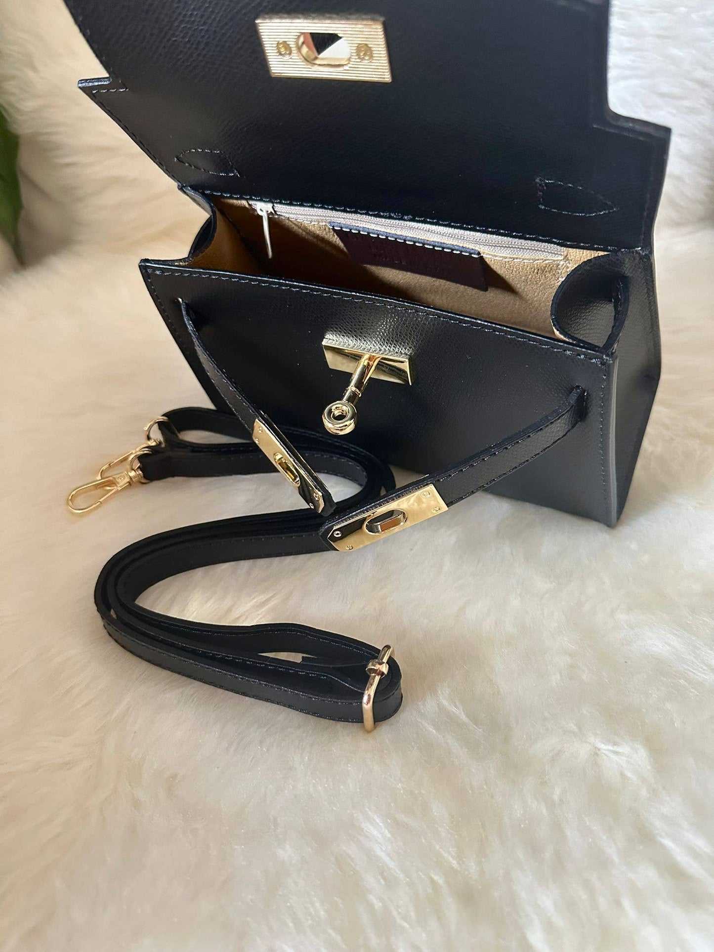 MINI K - Handtasche aus echtem Leder