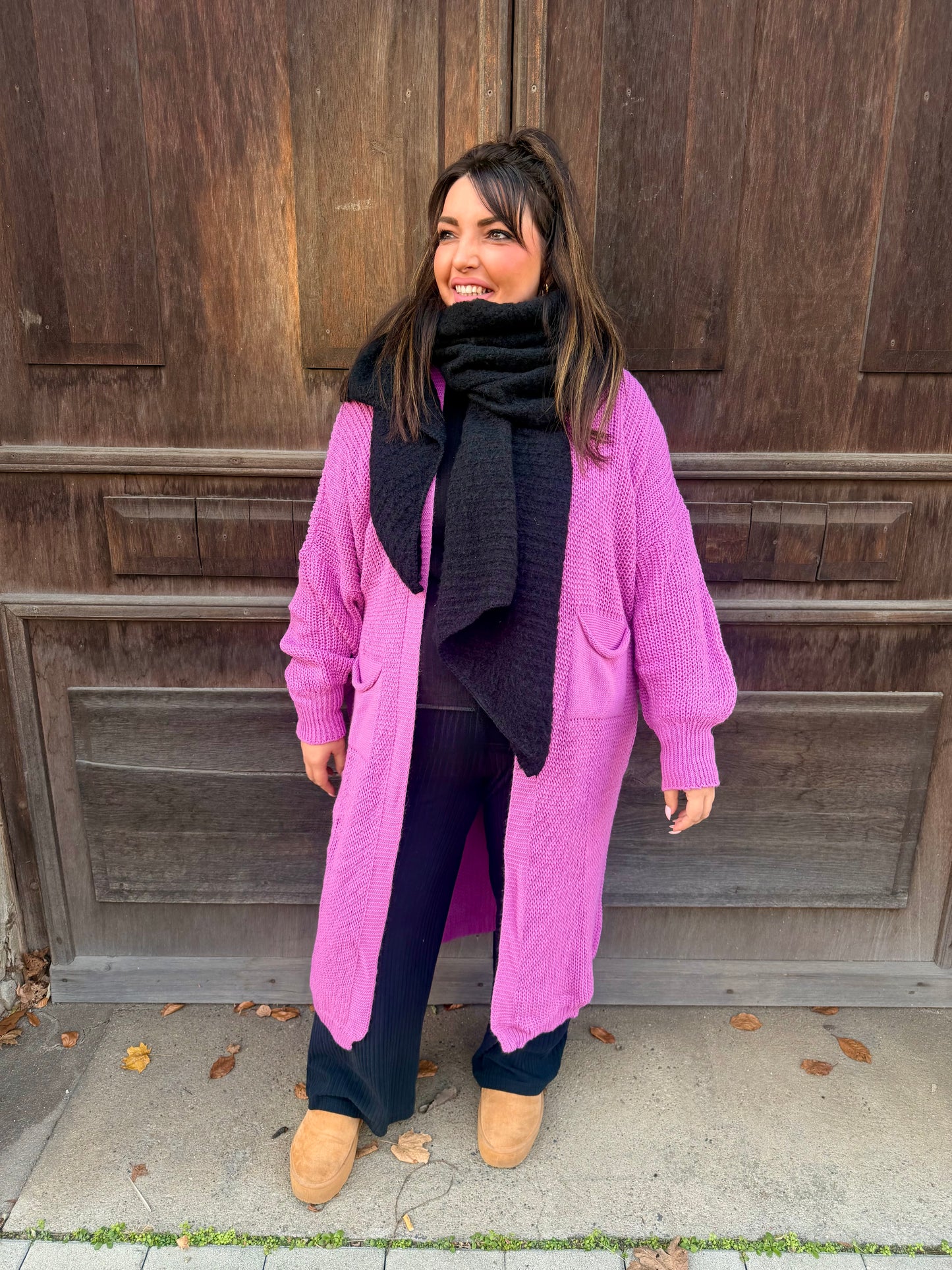 Cosy Knit Long Cardigan