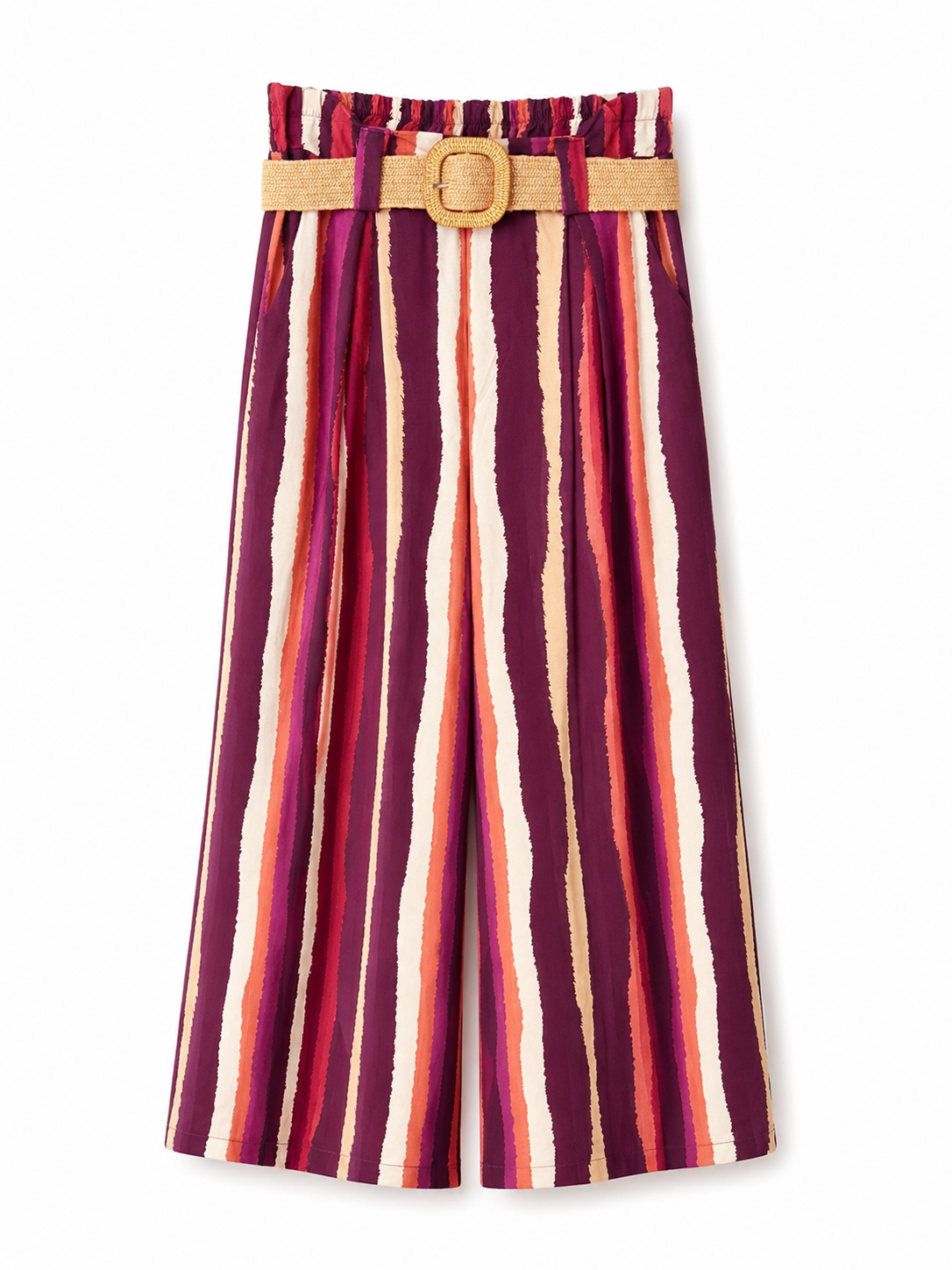 Palazzo Hose mit Streifen – Luftig, elegant & bequem