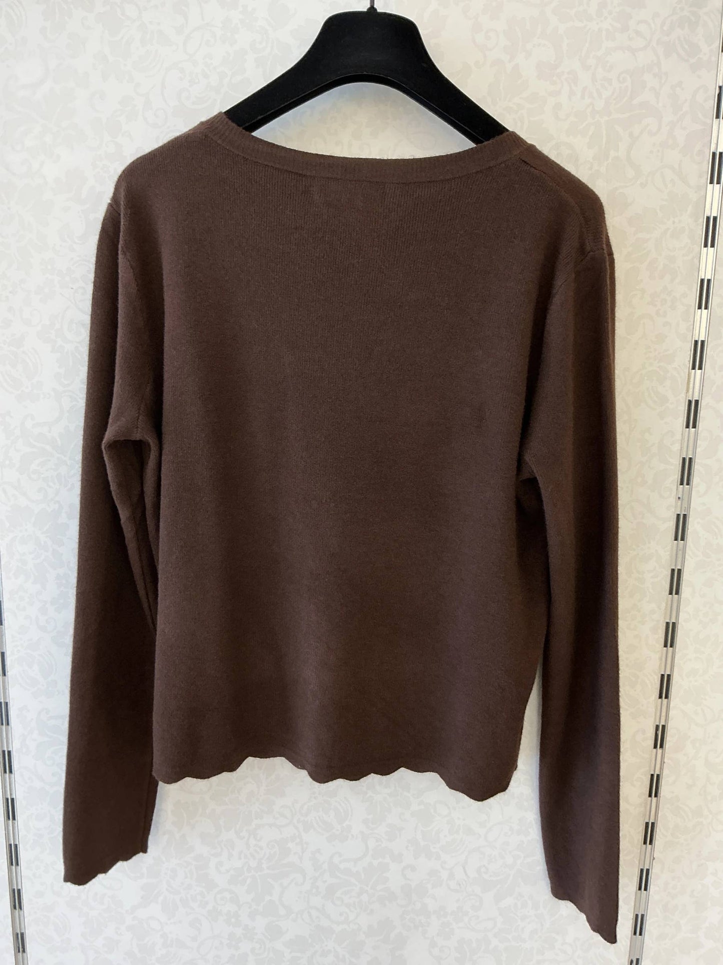 Cardigan mit herzförmigen Knöpfen [10593]