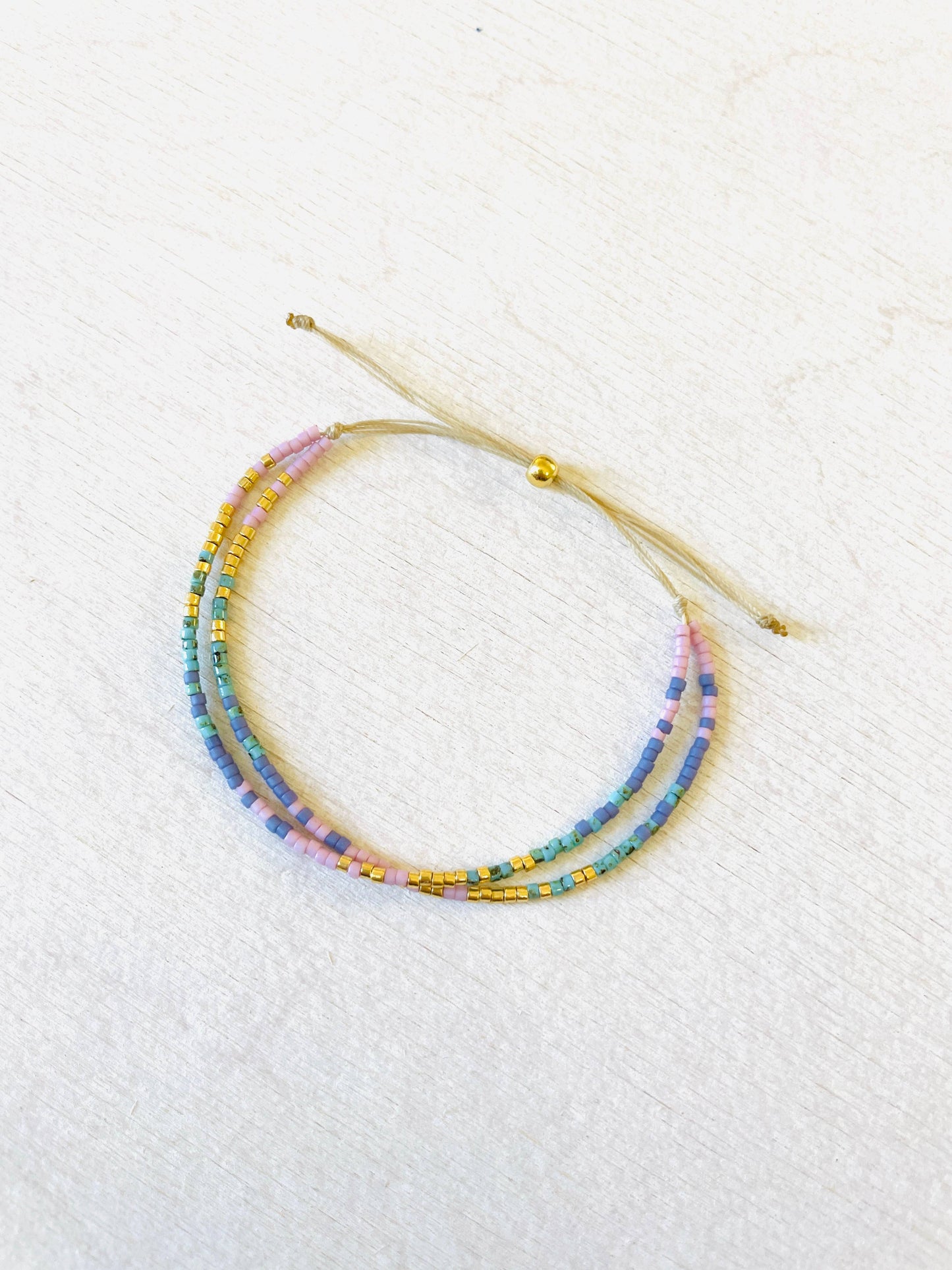 Armband-Set Miyuki-Perlen verstellbar D114