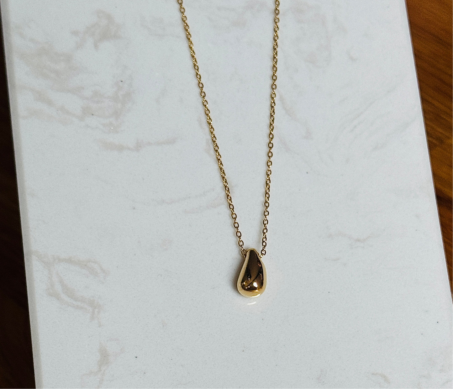 Drop Deluxe Halskette | 18K vergoldet